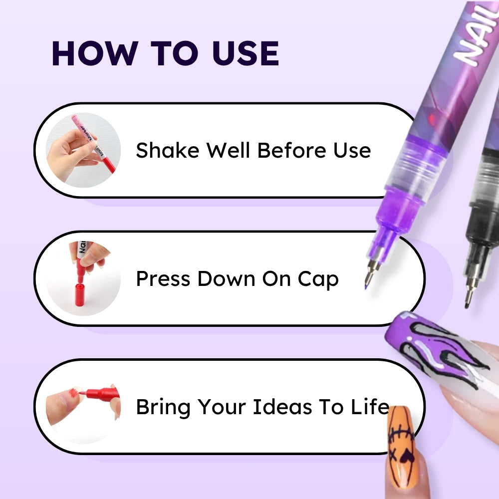 MagiArt Waterproof Nail Art Pen